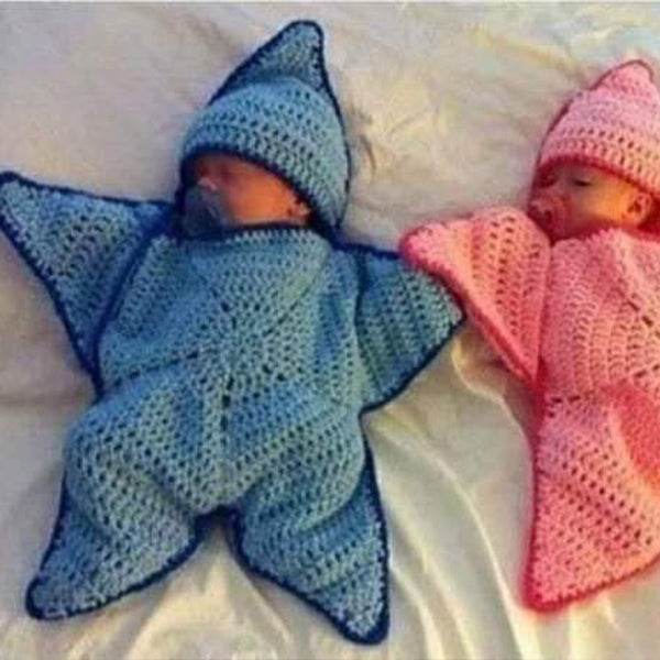 Handmade Baby Wrapping dress Star Style